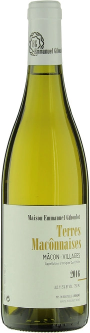 Вино Emmanuel Giboulot Terres Mâconnaises Mâcon-Villages AOC  2017 750 мл 12%