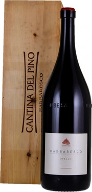 Вино Cantina del Pino  Barbaresco  Ovello  wooden box  2017 3000 мл 14%