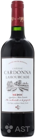 Вино Chateau Cardonna Lahourcade Medoc AOC 2018  750 мл