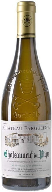 Вино Chateau Fargueirol  Chateauneuf-du-Pape AOC Blanc      2020 750 мл  13,5 %