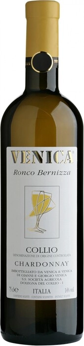 Вино Venica & Venica Chardonnay Collio DOC Ronco Bernizza Ронко Берницца Шардоне 2021 750 мл