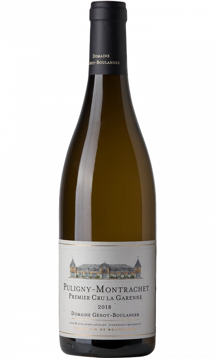 Вино Puligny-Montrachet Premier Cru La Garenne Domaine Genot-Boulanger  Пюлиньи –Монраше Премье Крю Ла Гарен Домен Жено-Буланже  белое сухое 2018 750 мл