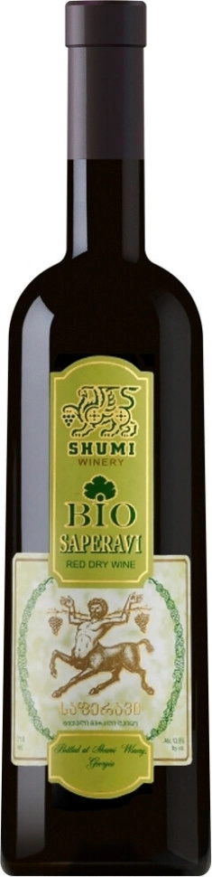 Вино  Shumi Saperavi Bio  2020  750 мл