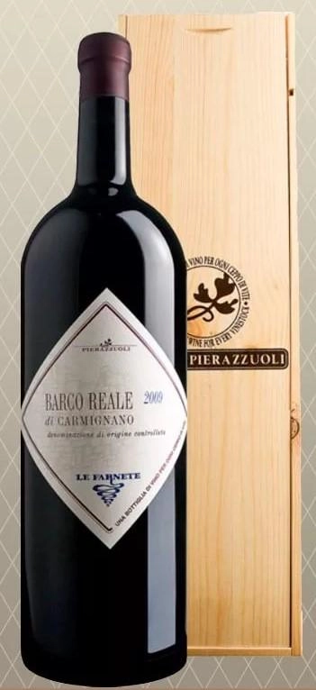 Вино  Le Farnete  Carmignano DOCG wooden box  3000 мл