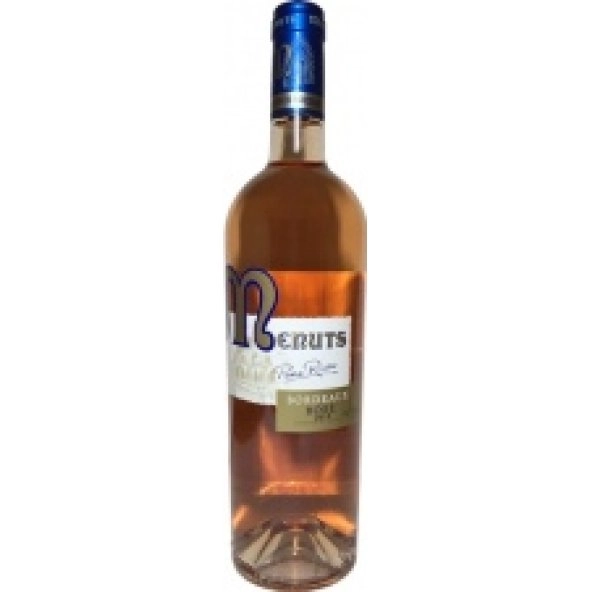 Вино Menuts Pierre Riviere Rose  Bordeaux AOC Меню Пьер Ривьер Розе  2015 750 мл