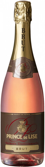 Игристое вино   Prince de Lise Cuvee Rose Brut Methode Traditionnelle    2021  750 мл