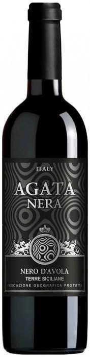 Вино красное полусухое Tinazzi, "Agata Nera" Nero d'Avola "Агата Нера" Неро д'Авола 2018 750 мл