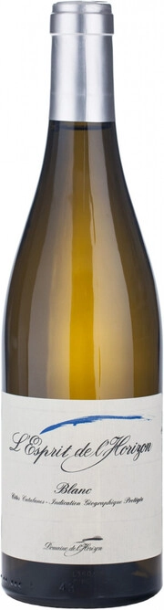 Вино Domaine de l'Horizon  L'Esprit de l'Horizon Blanc Cotes Catalanes IGP  2019 750 м