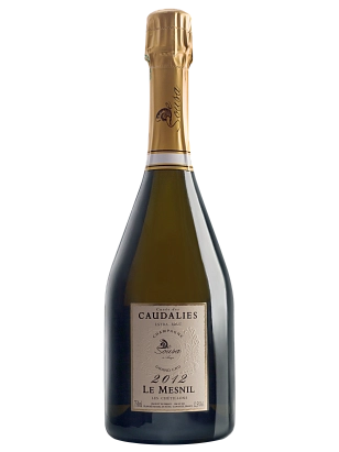 Шампанское  De Sousa Grand Cru Cuvee des Caudalies Le Mesnil Blanc de Blancs Extra Brut Millesime в подарочной упаковке  2012  750 мл 12,5%