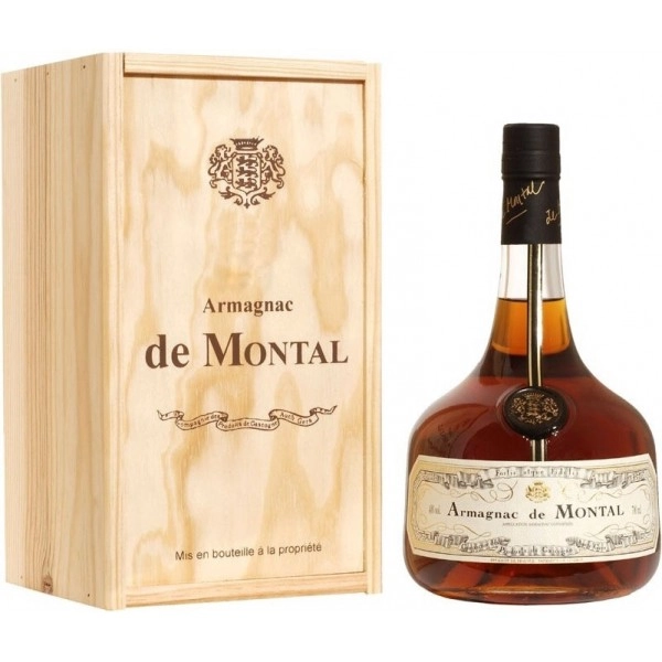 Арманьяк Armagnac de Montal wooden box 1982 700 мл