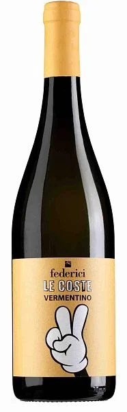Вино Federici Vermentino Lazio IGP Le Coste 2024  750 мл