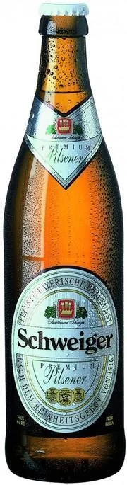Пиво Schweiger, Premium Pilsener Швайгер, Премиум Пилсенер стекло 500 мл