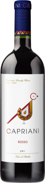 Вино Capriani   Rosso   Dry  red  750 мл