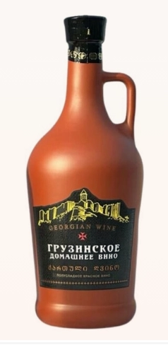 Вино Грузинское Домашнее Вино красное  сухое 2024 750 мл