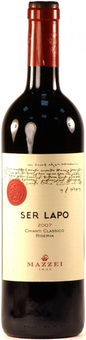 Вино Mazzei  Fonterutoli Ser Lapo Chianti Classico Riserva Маццеи Сер Лапо Кьянти Классико Ризерва 2017 750 мл