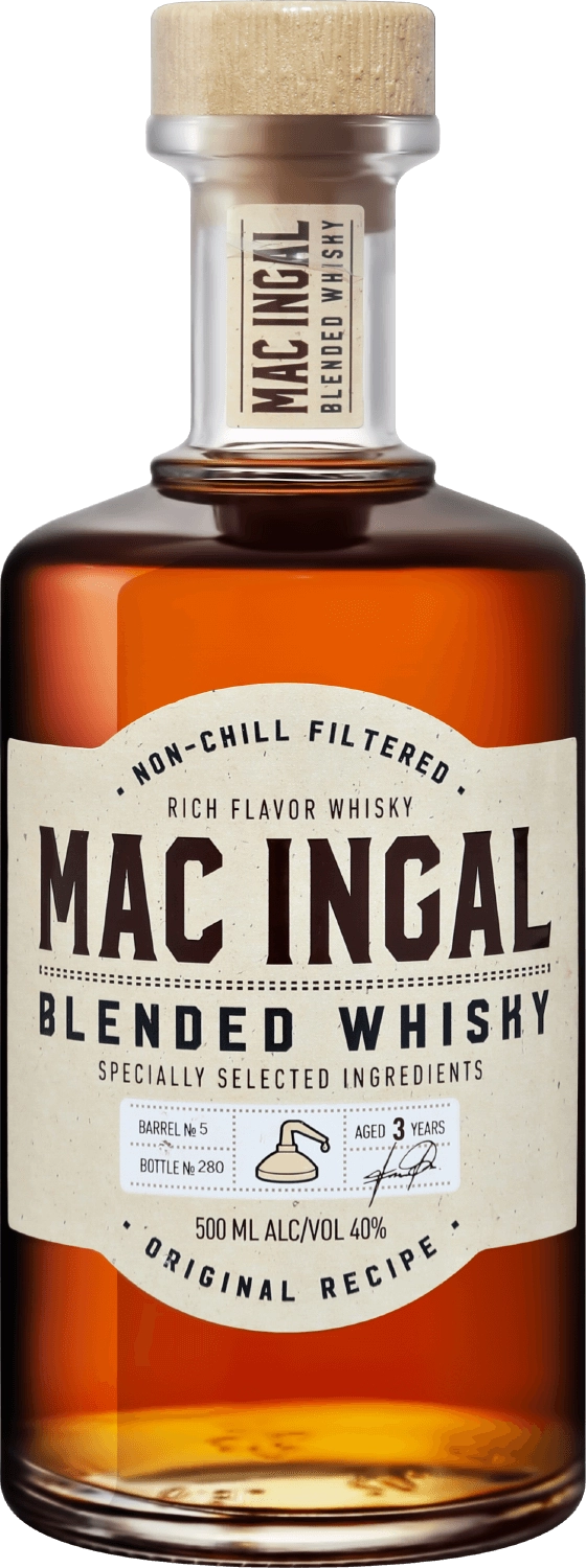 Виски Mac Ingal Blended Whisky 3 y.o.  40% 500 мл