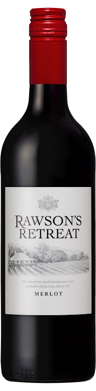 Вино Rawson's Retreat Merlot Роусонc Ритрит Мерло  2019 750 мл