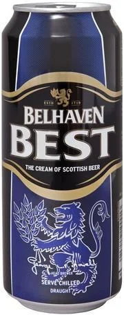 Пиво Belhaven Best in can Белхавн Бест в жестяной банке 440 мл