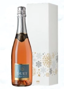 Вино игристое  Duet Sec rose gift box  750 мл