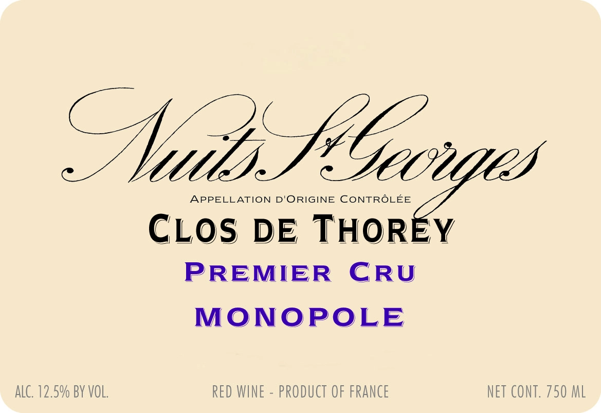 Вино Domaine de la Vougeraie Nuits St. Georges 1er Cru Clos de Thorey Monopole  2018  750 мл 13,5%