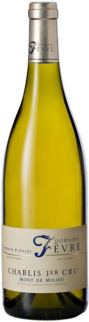 Вино Domaine Nathalie & Gilles Fevre  Chablis 1-er Cru AOC  Mont de Milieu    2018 750 мл