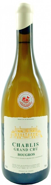Вино Dampt Freres Chablis Grand Cru Bougros  2020 750 мл 13,5%