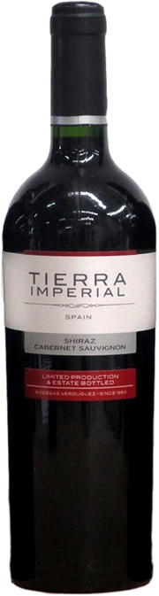Вино Bodegas Verduguez, "Tierra Imperial" Shiraz-Cabernet Sauvignon DO  750 мл