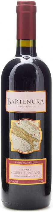 Вино Bartenura Rosso Toscano IGT   750 мл