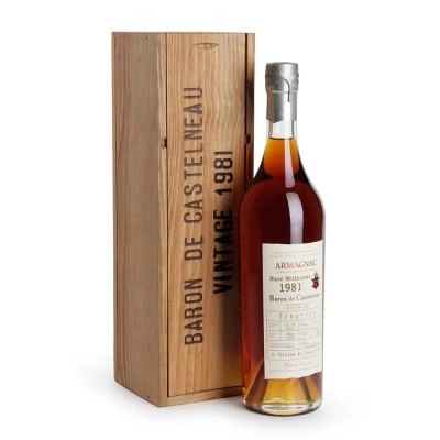 Арманьяк Armagnac Baron de Castelneau  1981 700 мл