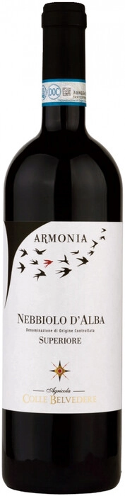 Вино Colle Belvedere Armonia Nebbiolo d'Alba DOC Superiore   2017   750 мл