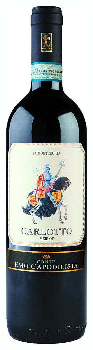 Вино  Conte Emo Capodilista La Montecchia Merlot   Конте Эмо Каподилиста Ла Монтеккья Мерло  2017   750 мл  13,5 %