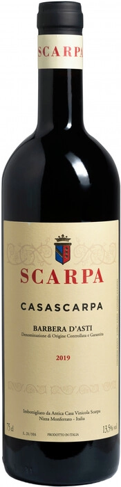 Вино Scarpa Casa Scarpa Barbera d'Asti 2019 1500 мл 13,5%