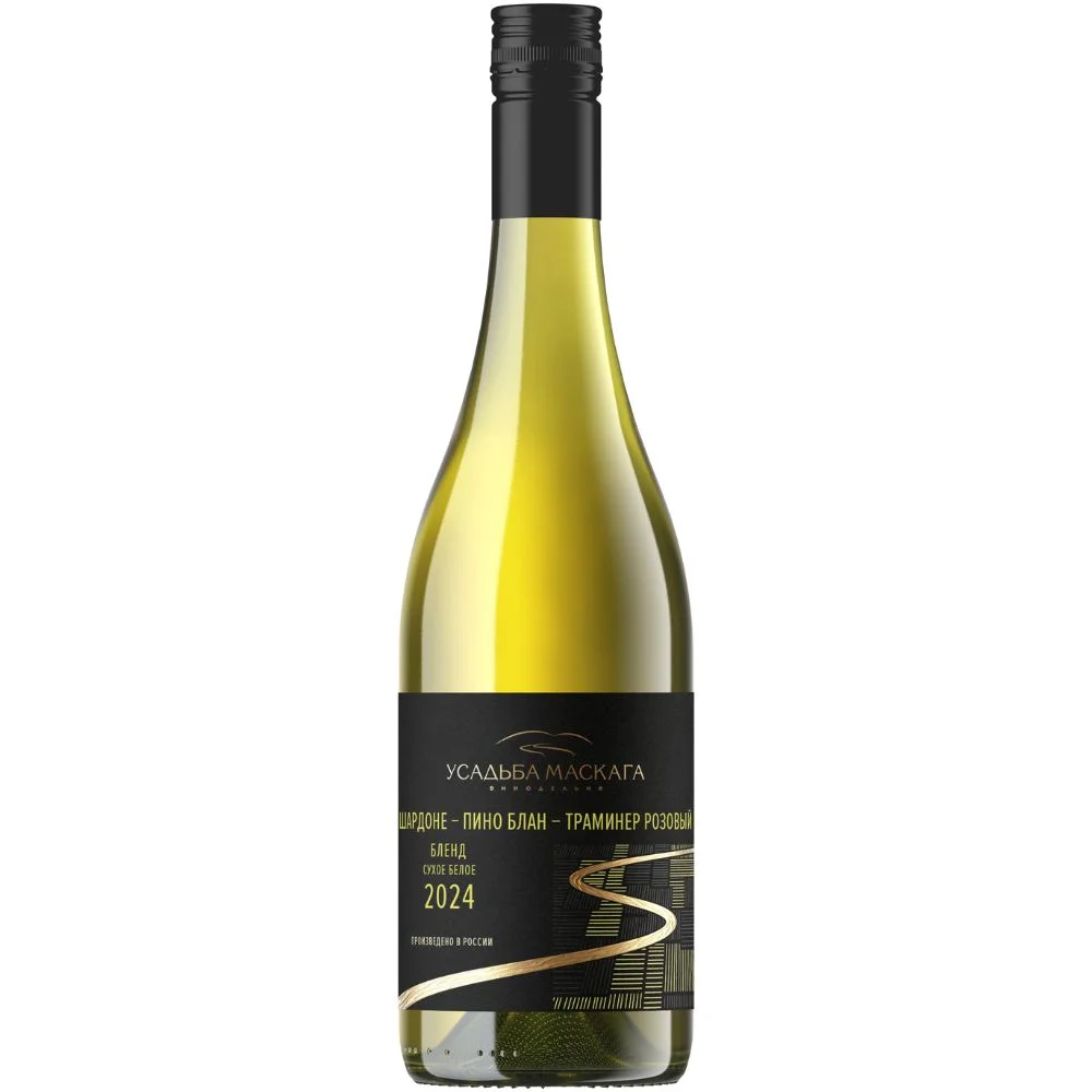  Вино Усадьба Маскага Шардоне-Пино Блан-Траминер Розовый Бленд  2024 750 мл  11%