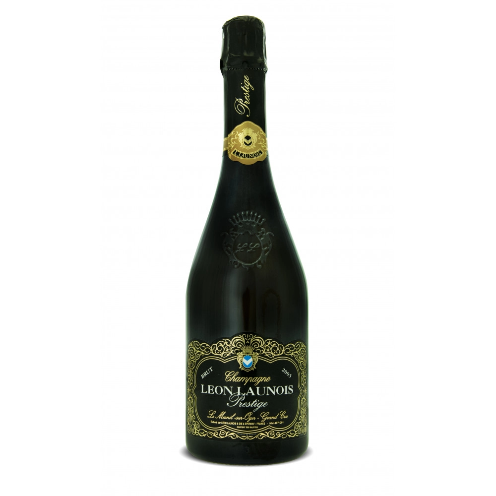 Шампанское Leon Launois  Cuvee Prestige Brut  Le Mesnil   2014  1500 мл