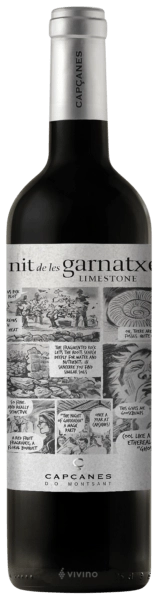 Вино  Celler de Capcanes La Nit De Les Garnatxes Limestone   Сельер де Капсанес Ла Нит Де Лес Гарначас   Лаймстоун  2021 750 мл