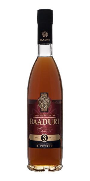 Коньяк Baaduri Georgian Brandy Баадури трехлетний 500 мл