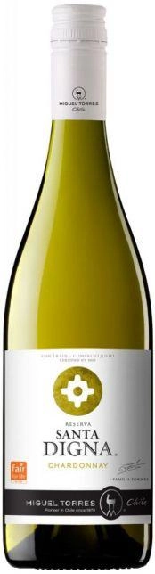 Вино Torres, "Santa Digna" Chardonnay "Санта Дигна" Ресерва  Шардонне  2018  750 мл