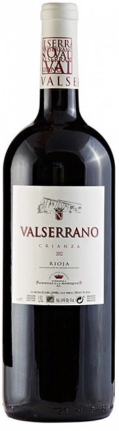 Вино  Valserrano Crianza  2014 1500  мл