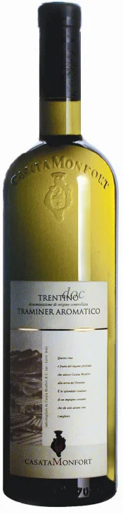 Вино Casata Monfort, Traminer Aromatico, Trentino DOC, Казата Монфорт, Траминер Ароматико, 2014, 750 мл