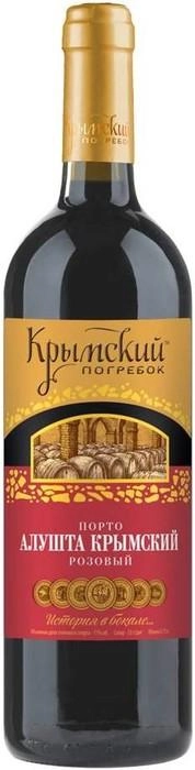 Портвейн Порто Алушта Крымский (напиток)  роз. 0,75  17%