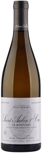 Вино Marc Colin et Fils Saint-Aubin 1-er Cru En Montceau  AOC Марк Колин э Фис Сен-Обен Премье Крю  Ан Монсо  2001 750 мл 13,5%