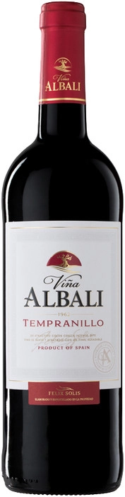 Вино Vina Albali Tempranillo Valdepenas DO Винья Албали Темпранильо 2019 750 мл