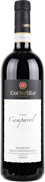 Вино Stefano Accordini  Corte Alta  Vigna Camparol Amarone Della Valpolicella Classico DOCG  Корте Альта   Кампарол Амароне делла Вальполичелла Классико 2018 750 мл 14,5%