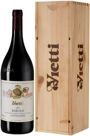 Вино Vietti, Barolo  Castiglione  DOCG  wooden box  Виетти  Бароло  Кастильоне  в деревянной коробке 2017 3000 мл