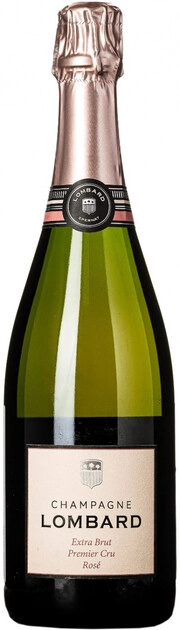 Шампанское Champagne Lombard  Extra Brut Premier Cru Rose  2019 750 мл 12,5%