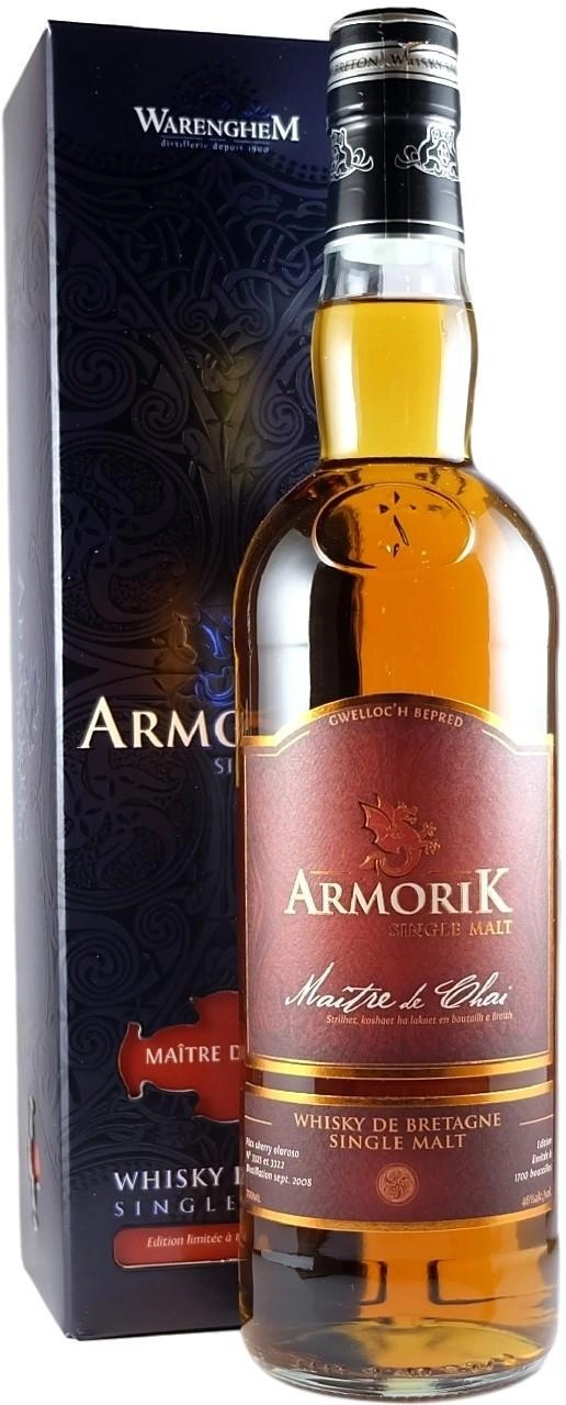 Виски Armorik Maitre De Chai gift box  700 мл