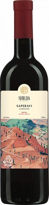 Вино Shilda Saperavi  Шилда Саперави  2015 750 мл