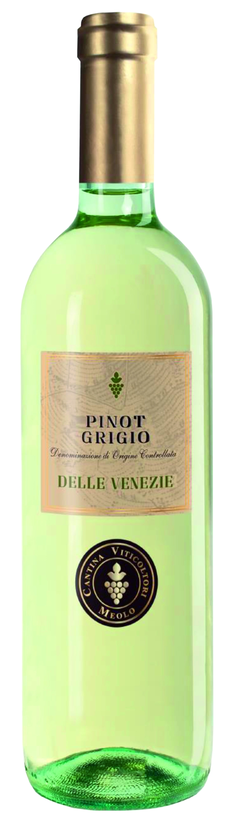 Вино Cantina Viticoltori Meolo Pinot Grigio Delle Venezie   2023  750 мл