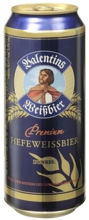 Пиво Valentins Premium Hefeweissbier Dunkel in can Валентинс Премиум Хефевайсбир Дункель в жестяной банке 500 мл