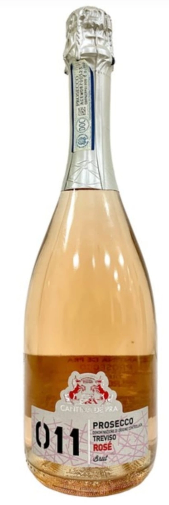 Игристое вино  Cantina De Pra  Prosecco Rose  Brut  011   750 мл